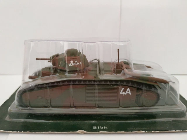 1 72 Char France Collection Char Char B1 Bis Aprox. Échelle 9,5cm