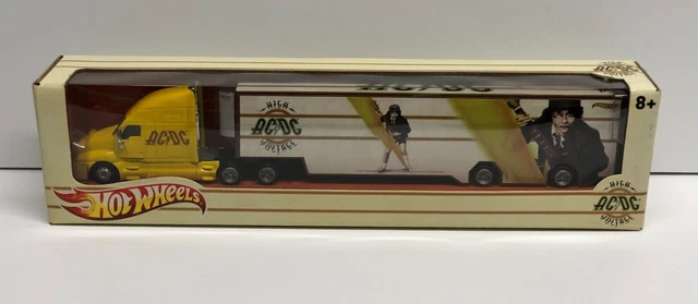 HOT WHEELS TOUR Haulers AC/DC High Voltage Semi Truck & Trailer Vehicle ...