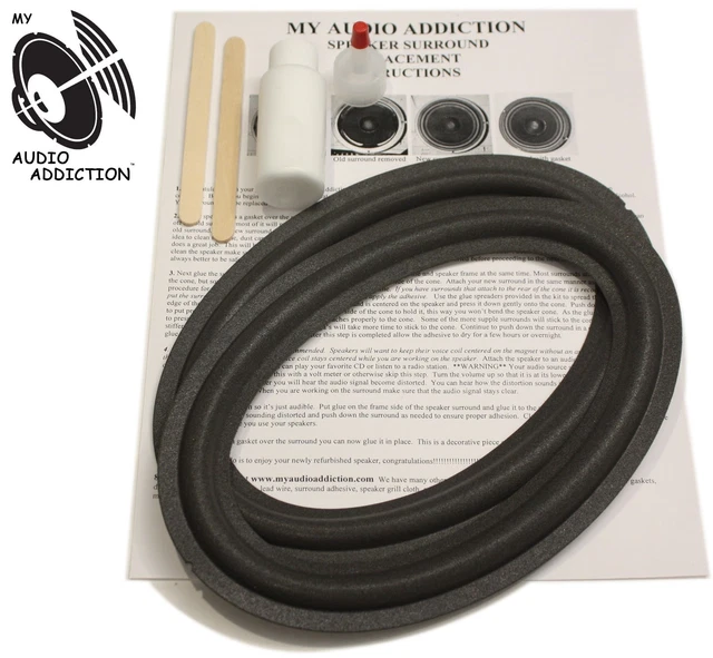 Kit De Réparation De Mousse Surround Pour Haut-parleurs JBL Control SB 1 - Par My Audio Addiction