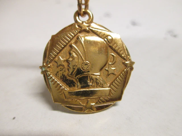 BUCK ROGERS 1930s Wilma Deering pendant necklace premium cereal box space rocket