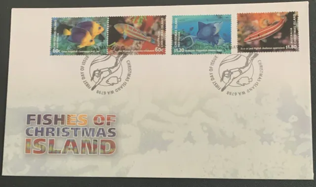 Christmas Island FDC 2013 Fishes Of Christmas Island