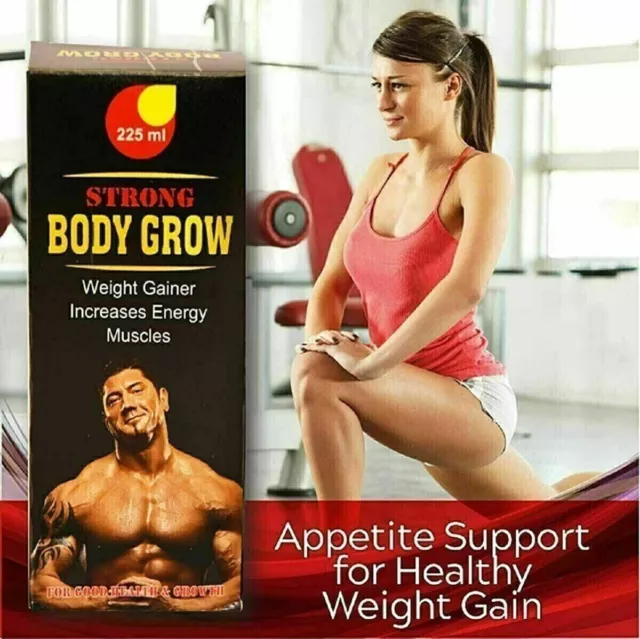 2 x Herbal Strong Body Grow Apetito Booster Ganancia de peso Crecimiento...