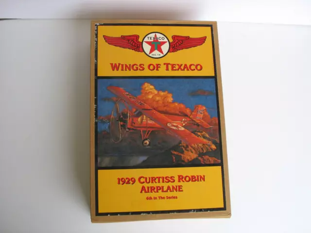 Wings of Texaco 1929 Curtiss Robin Airplane Diecast Metal 6th in Series - ERTL