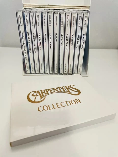 Carpenters Collection 12枚組CD D300Y3243 CARPENTERS COLLECTION JAPAN 12-CD BOX D300Y3243 w/188p