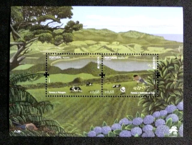 Timbres Europa / Cept 2011 : Portugal Acores Bf Theme La Foret ** Neufen Tbe