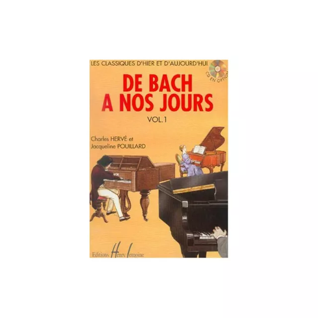 HERVÉ / POUILLARD Receuil De Bach A Nos Jours Volume 1A CD Lemoine EUR  14,90 - PicClick FR