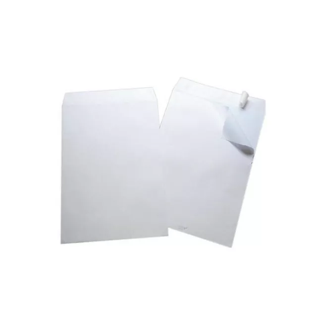 25 Buste a sacco BIANCO 25x35.3 cm 80 gr con Strip Self BLASETTI