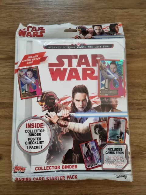 Star Wars Topps force attax trading card binder album The Last Jedi 2017