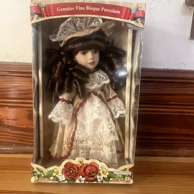 Collectors Choice Genuine Fine Bisque Porcelain Limited Edition Doll