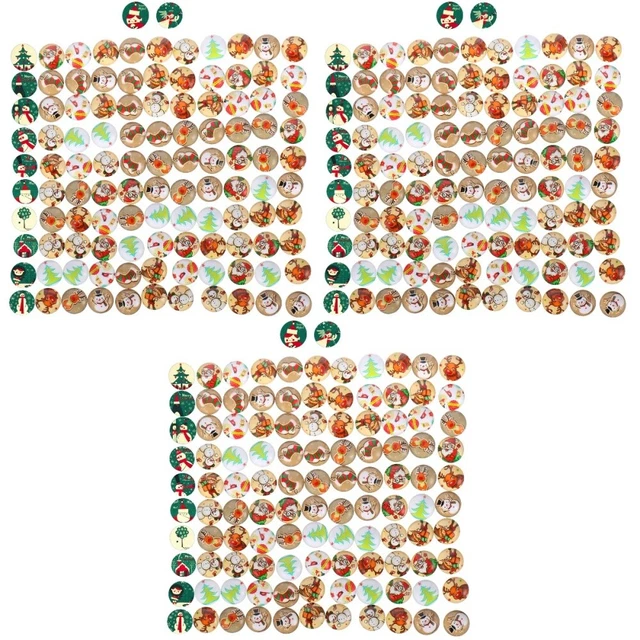 3x Flache Rückseite Cabochons Glas Cabochons Flatback Glas für Ohrring