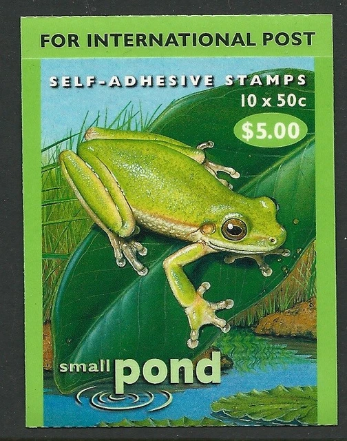 1999 Australia - Small Pond ( Frogs)  Booklet 10 x 45c