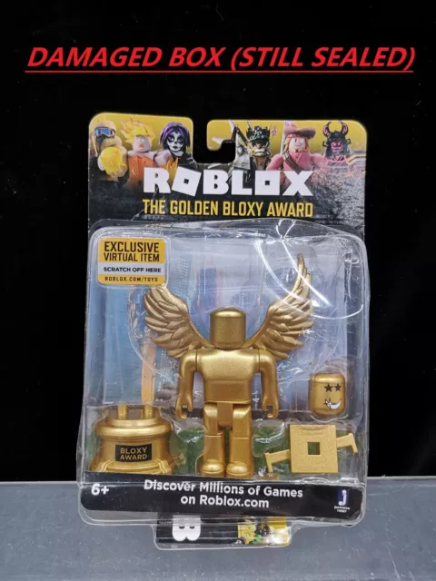 Roblox Celebrity Series 2 The Golden Bloxy Award Factory Sealed With Code Figure
