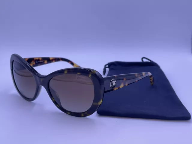 RARE AUTHENTIC CHANEL 5260-Q c.574/S9 57mm Tortoise Sunglasses