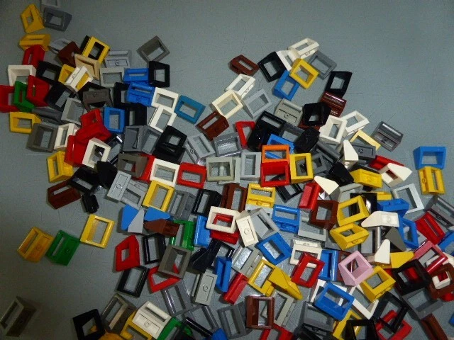 Lego Lot De + 300 Tuiles Ajourées, Arceau Coffre Voiture, Reference 2432 5