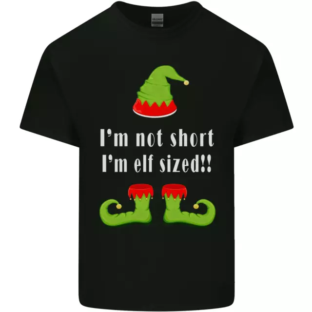 T-shirt da uomo in cotone Im Not Short Im Elf taglia divertente natalizia