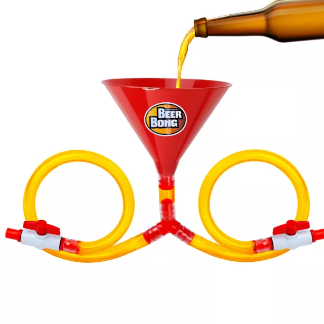 Bierbong Bier Stürzer - Party Biertrichter - JGA Trinkspiel Bierstürzer Trichter 3