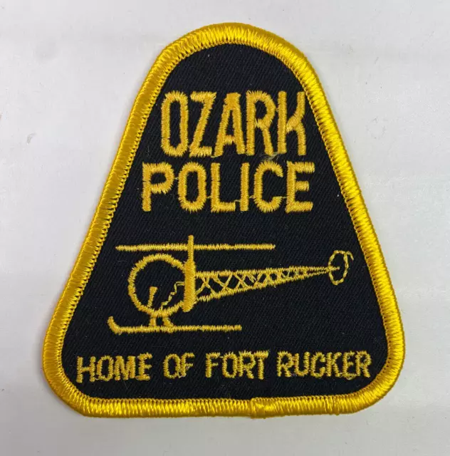 Ozark Police Alabama AL Home of Fort Rucker Helicopter Patch E9