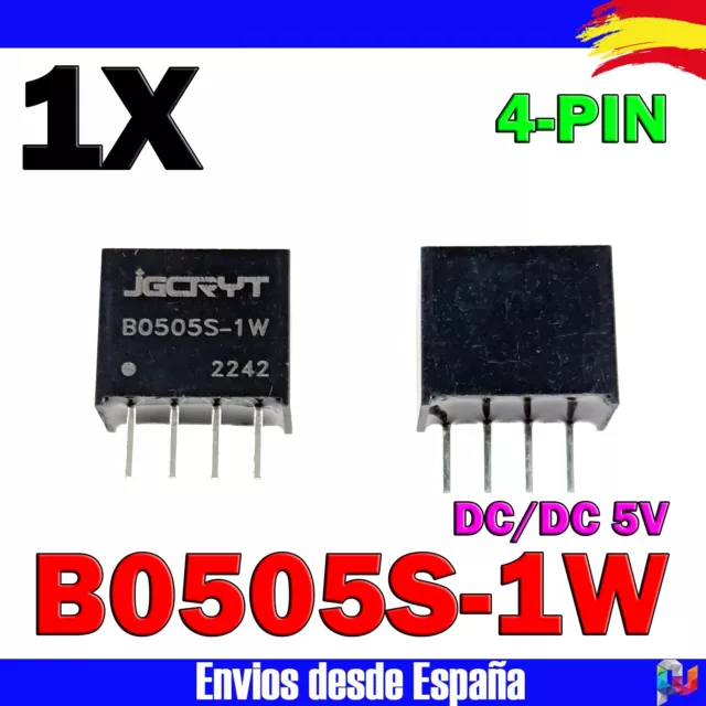 1x B0505S-1W Isolated converter DC/DC 5V JGCRYT 4-PIN