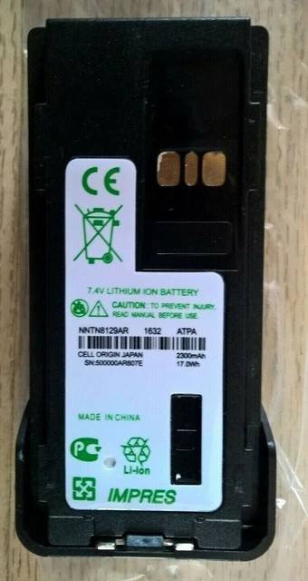 7.4V 2300mAh 17.0Wh NNTN8129AR IMPRES Li-ion Battery For Motorola 2