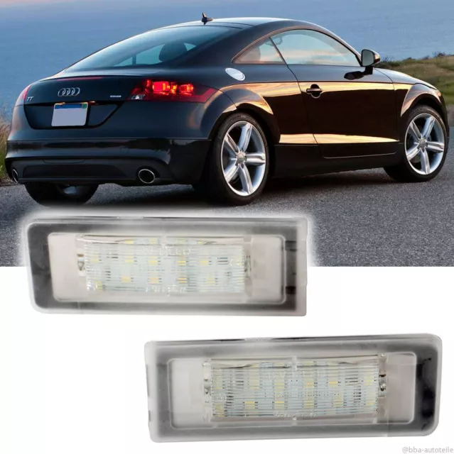 2x LED Kennzeichenleuchte AUDI TT 8N3 1.8 T Nummernschildbeleuchtung