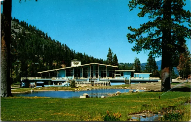 Squaw Valley California CA Chalet Postcard