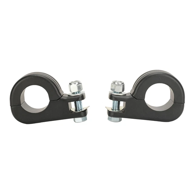 (BLACK) Kit De Montage De Pince De Repose-pieds En Alliage 'aluminium