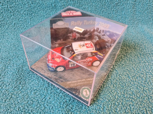 Miniature Vitesse 1:43 Citroën Xsara WRC - Sainz/Marti, Sardaigne 2004 (N°570/1992)