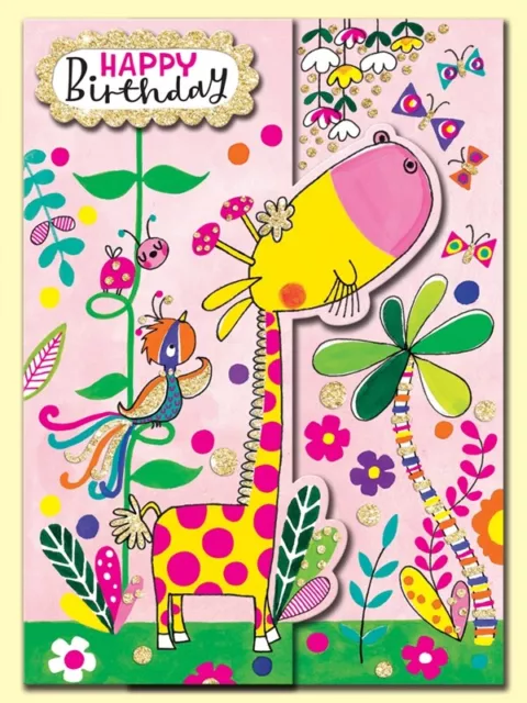 Rachel Ellen Birthday Cards- Happy Birthday Giraffe