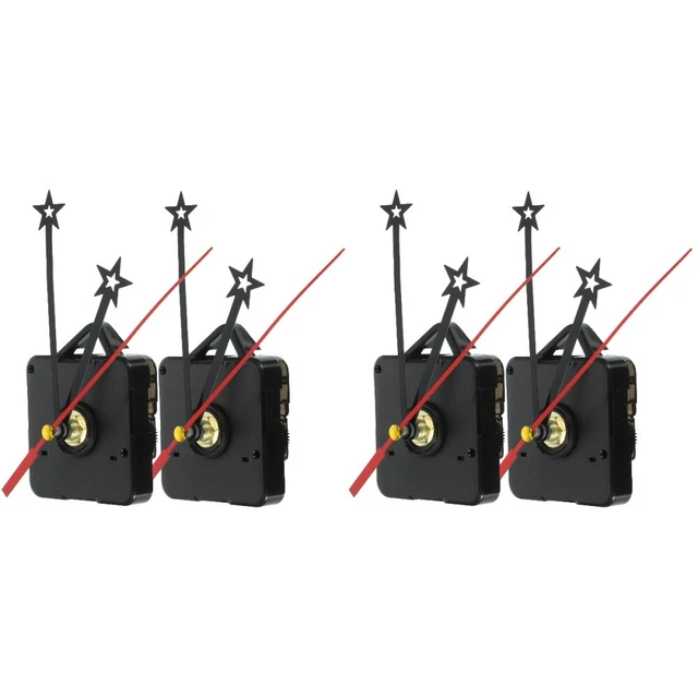 4 SETS OF Clock Mechanism Replacements Clock Mechanisms DIY Clock