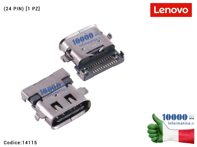 Scheda Breakout USB Tipo C Femmina 24 Pin (confezione Da 2) Per Progetti DIY