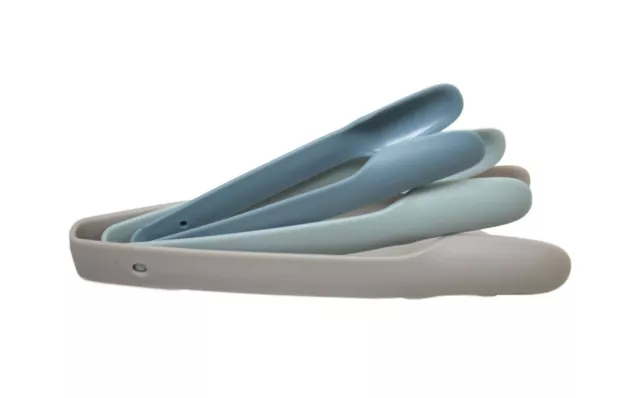 3x Kitchen Nesting Kitchen Tong Plastic Buffet Food Salad BBQ Snacks Prep Tongs