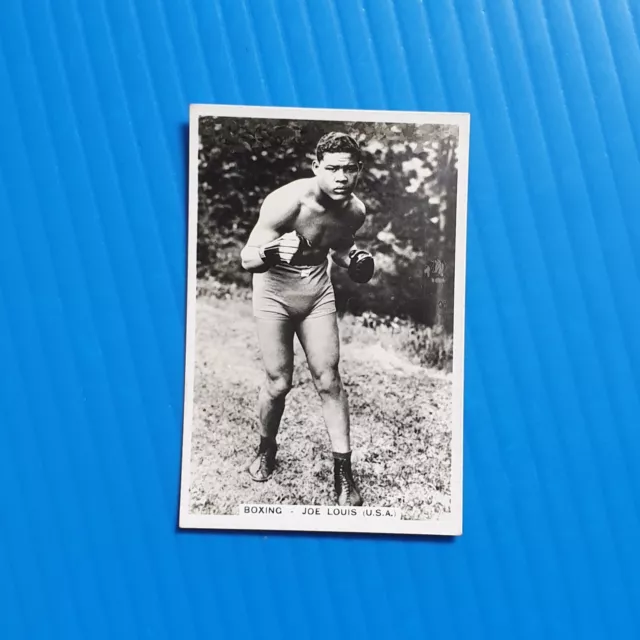 Pattreiouex Sporting Events & Stars 1934 Boxing Joe Louis Rookie Cigarette Card