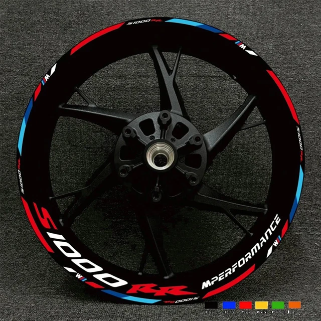 Complete Pack of Rim Stickers for BMW S1000R Premium Quality (2