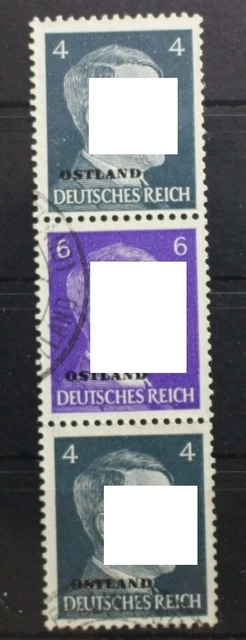 Deutsche Besetzung 2. WK Ostland Zd S2 gestempelt #SH571