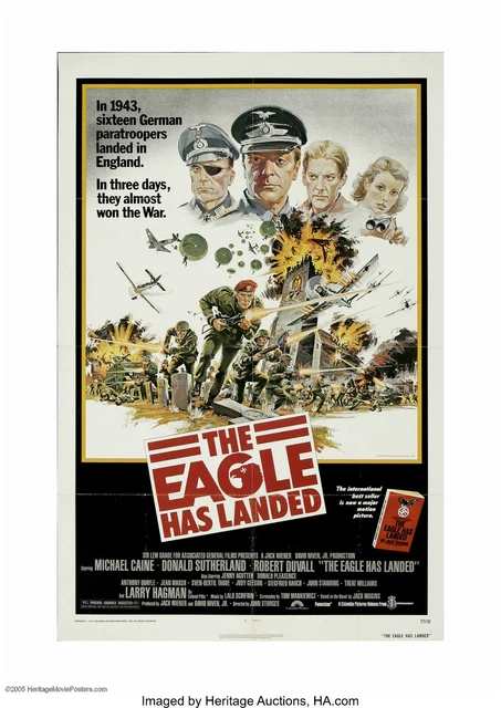 The Eagle Has Landed (1976) DVD - Michael Caine **LIKE NEW DISC NEVER PLAYED**