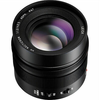 New Panasonic Leica DG Nocticron 42.5mm f/1.2 ASPH. POWER O.I.S. Lens