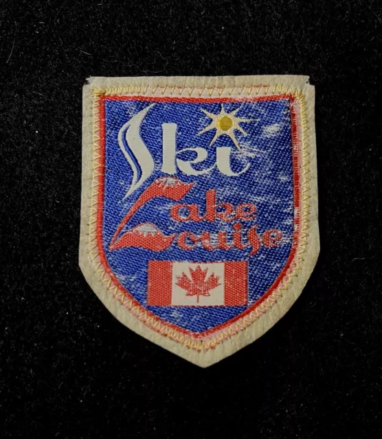 LAKE LOUISE Vintage Skiing Ski Patch Badge Alta CANADA Resort Souvenir Travel