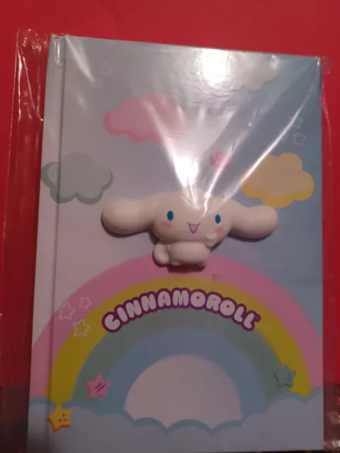 OMG Super Cute Sanrio Cinnamoroll SQUISHY Notebook Adorable!! 80 Sheets