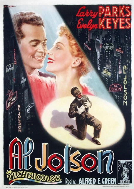 Jolsen story and Jolsen Sings Again with Trailer, super 8 sound, color, on 800ft