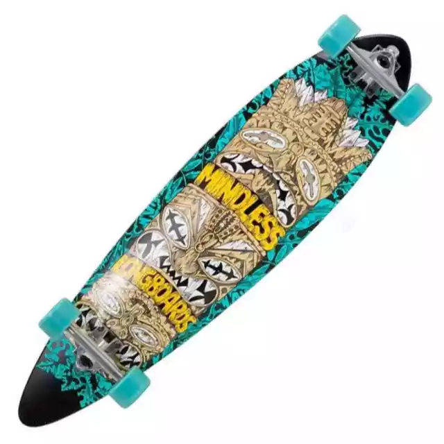 Mindless Longboards Tribal Rogue IV Blue Pintail Longboard - 9.75" x 38.0"