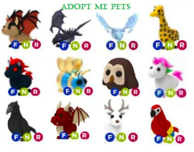 ADOPT PETS STORE / FR NFR MFR / Best Pets ON SALE!! (Compatible with Adopt  Me) $54.75 - PicClick AU