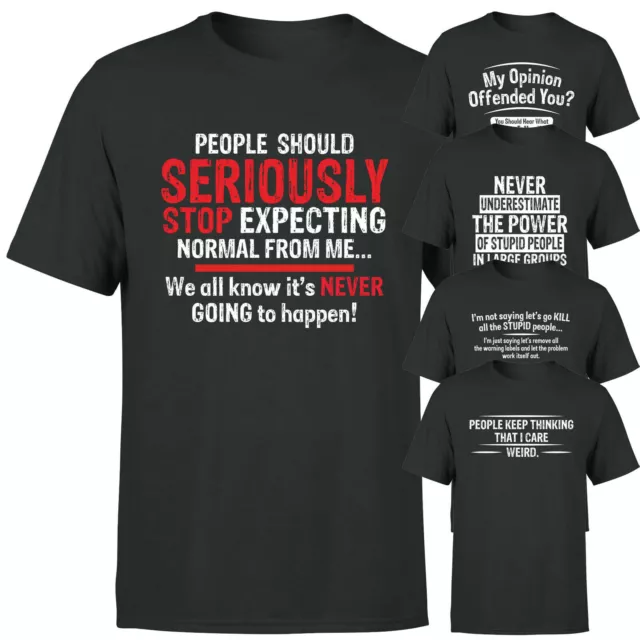 Funny Mens T Shirt Sarcastic Sarcasm Humour Joke Quote Novelty Black Tee#P1#OR#5