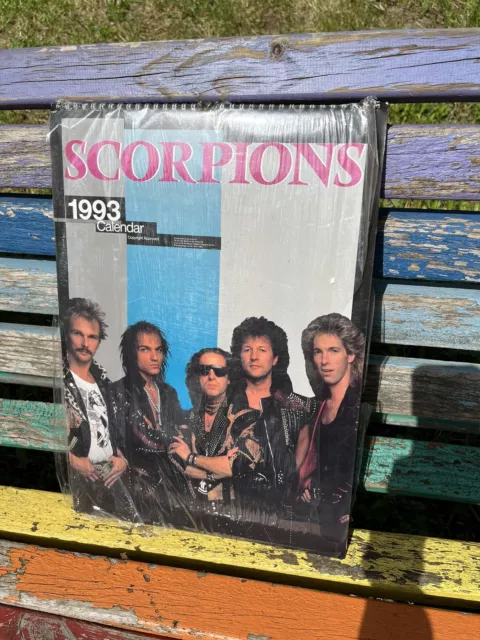 Calendario Scorpions 1993 Band Musicale. Nuovo