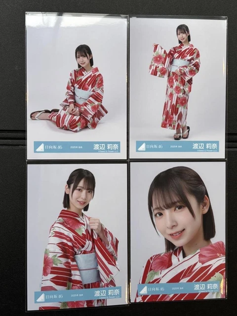 HINATAZAKA46 2025 YUKATA Photos 4 Types Compiled By Watanabe Rina £51. ...