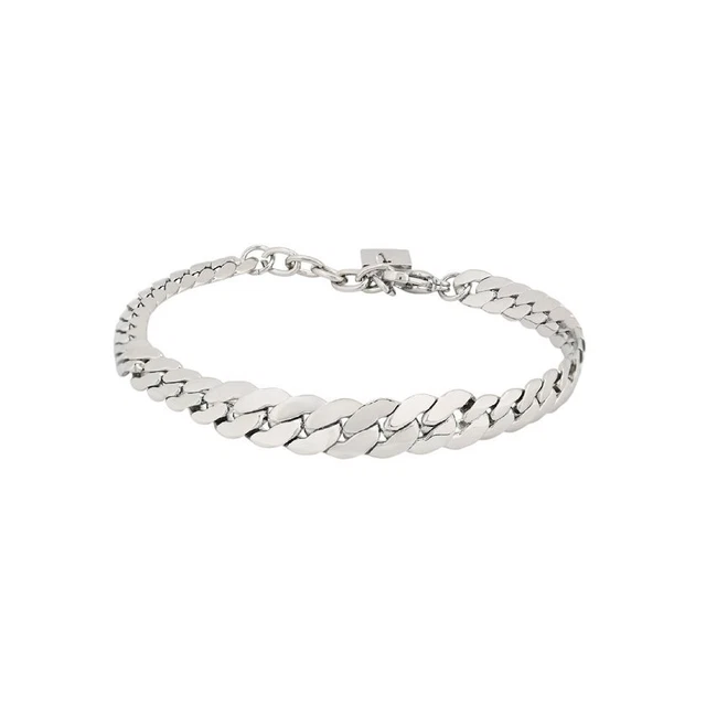 Bracelet Rigide En Argent 925 Pur - Finement Gravé, Poinçonné, Vintage Et Légèrement Patiné, Pour Femme