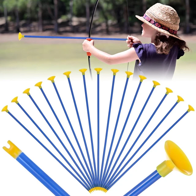12 Flèches D'entraînement Fibre De Verre – 24 à 30 Pouces – Pour Arc Recourbé (Embouts Fixes)
