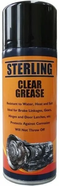 Sterling Clear Grease Spray Lube x12