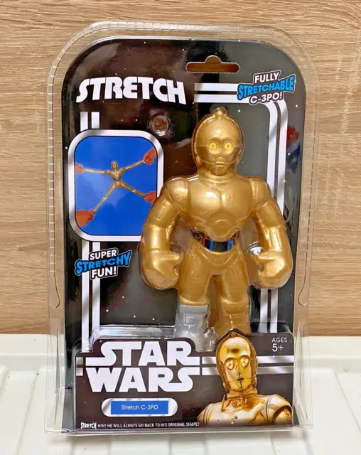 Stretch Armstrong Star Wars C-3PO Modellino elasticizzato 16 cm nuovo con scatola