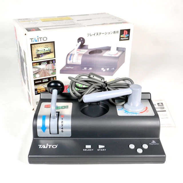 DENSHA DE GO! PS1 Controller und Spiele TAITO SLPH-00051 IN BOX TOP