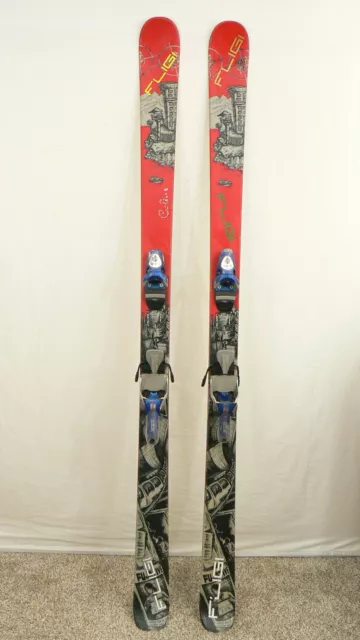 179cm K2 FUJATIVE Twin Tip Freestyle Park Pipe Skis w/ LOOK PX12 Bindings